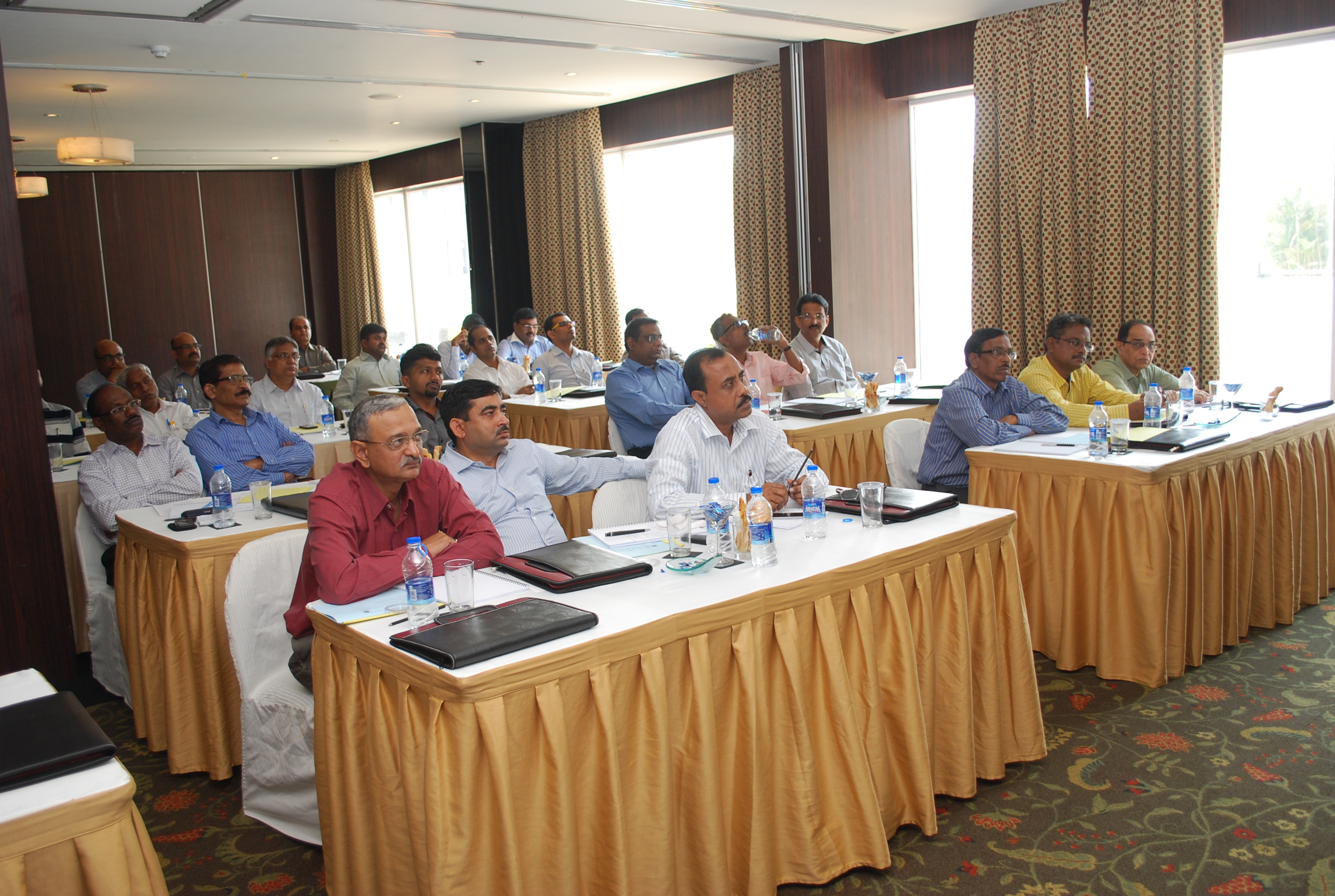 Full attention during the Februar 2015 seminar on Port Management